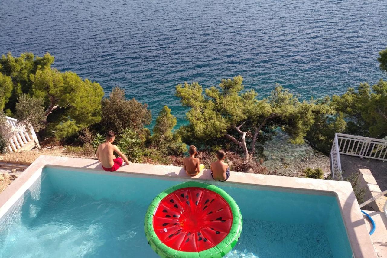 Beachfront Holiday Home - Private Heated Pool มีมิตเซ ภายนอก รูปภาพ