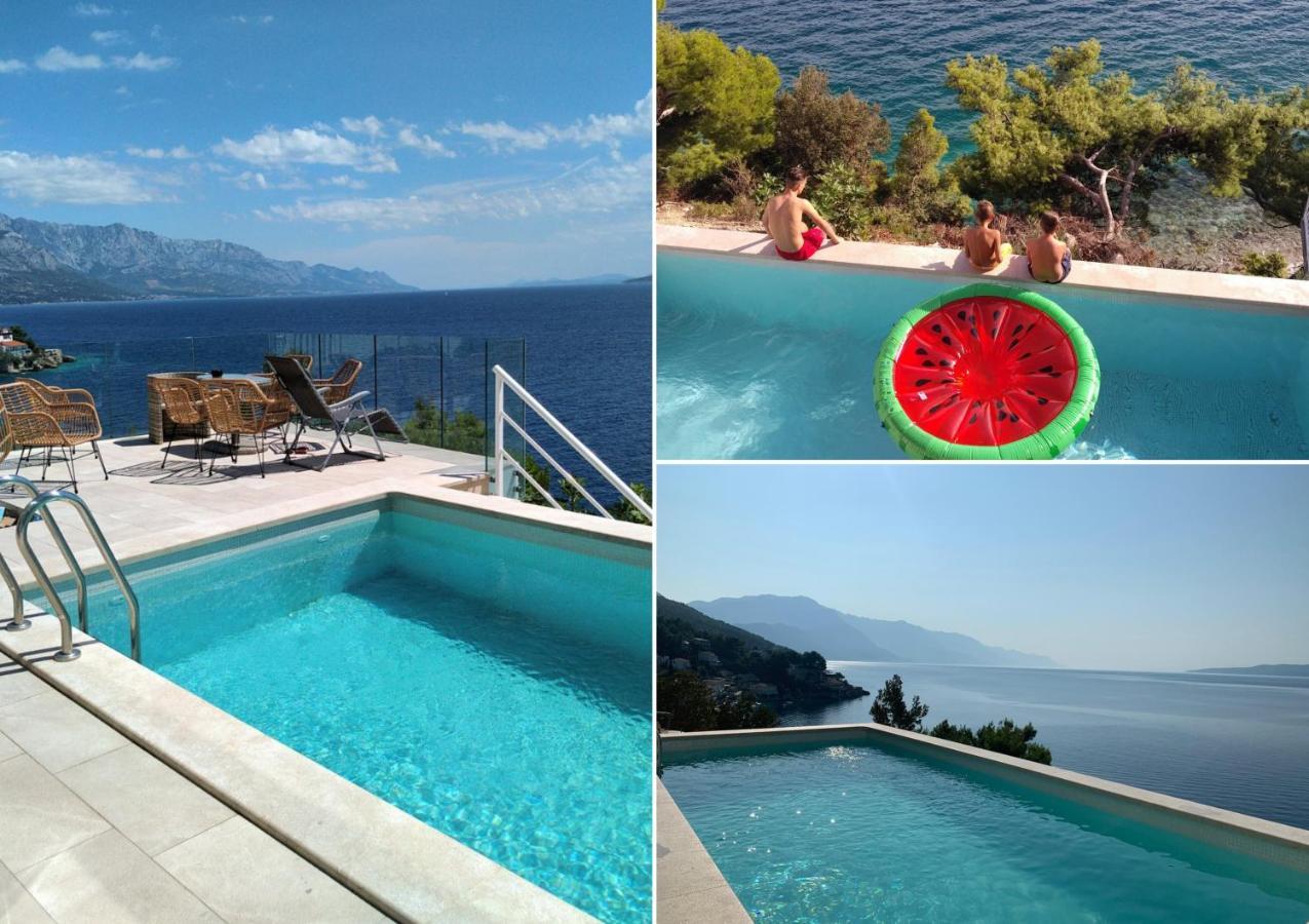 Beachfront Holiday Home - Private Heated Pool มีมิตเซ ภายนอก รูปภาพ