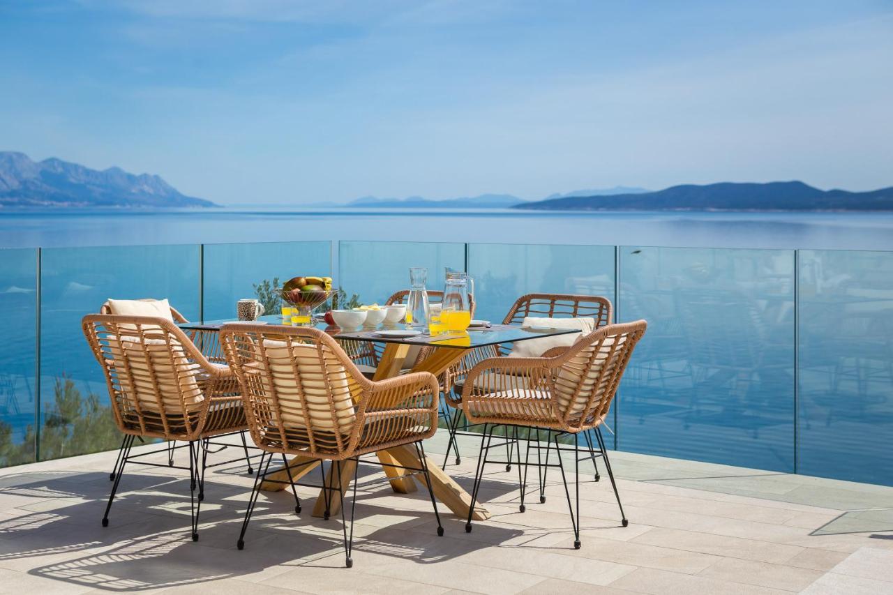 Beachfront Holiday Home - Private Heated Pool มีมิตเซ ภายนอก รูปภาพ