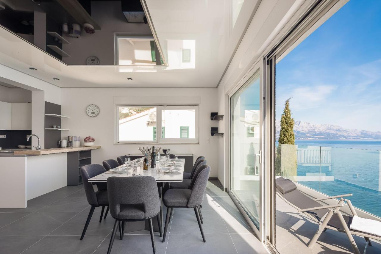 Beachfront Holiday Home - Private Heated Pool มีมิตเซ ภายนอก รูปภาพ