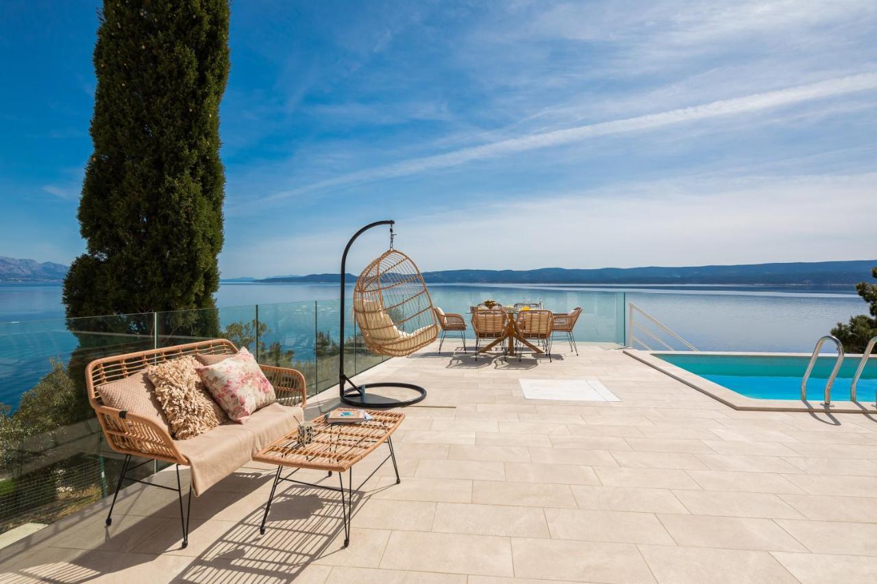Beachfront Holiday Home - Private Heated Pool มีมิตเซ ภายนอก รูปภาพ